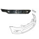 Кріплення переднього бампера ліве Ford Focus 2 2008-2011 FPS 1521607