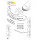 Кріплення переднього бампера праве Opel Zafira B 2005-2012 1406606