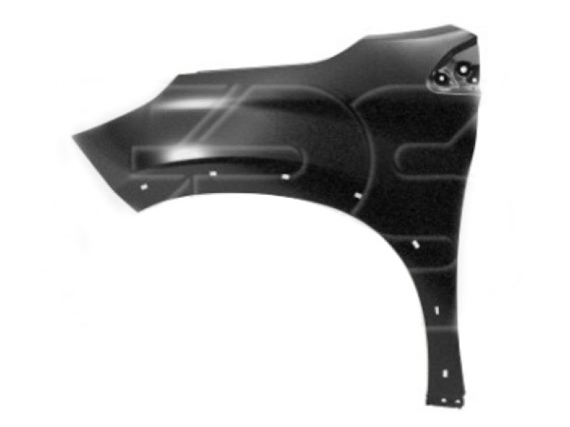 Крило переднє ліве Peugeot 2008 16-19 (Тайвань) без отв. під повторювач