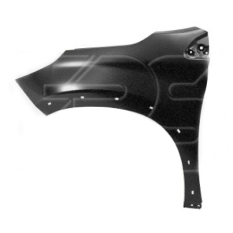 Крило переднє ліве Peugeot 2008 16-19 (Тайвань) без отв. під повторювач