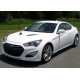 Крило переднє праве Hyundai Genesis Coupe 2012-2016 рестайлінг FPS 663212M000 