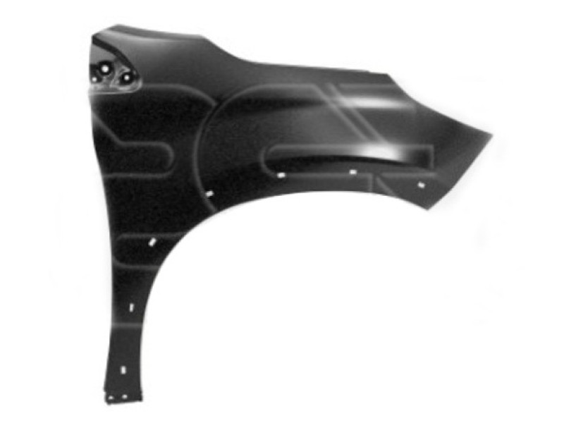 Крило переднє праве Peugeot 2008 16-19 (Тайвань) без отв. під повторювач