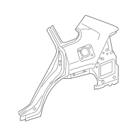 Крило заднє ліве Toyota RAV4 2019- (Китай) 61602-42130