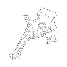 Крило заднє ліве Toyota RAV4 2019- (Китай) 61602-42130