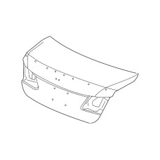 Кришка багажника задня Honda Accord 9 2013-2017 Китай 68500T2AA90ZZ