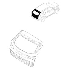 Кришка багажника Hyundai Tucson TL 2015-2018 Китай