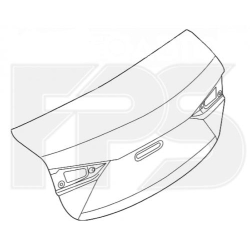 Кришка багажника седан Mazda 3 BM 2013-2018 (Китай)