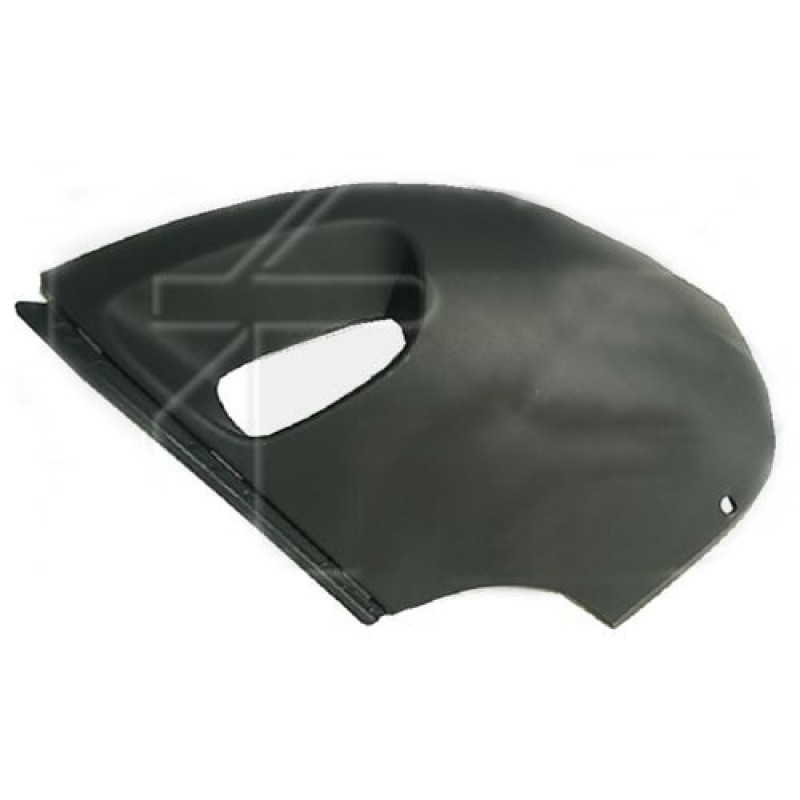 Кут переднього бампера лівий з отвором Volvo XC90 2008-2014 Тайвань чорна текстура