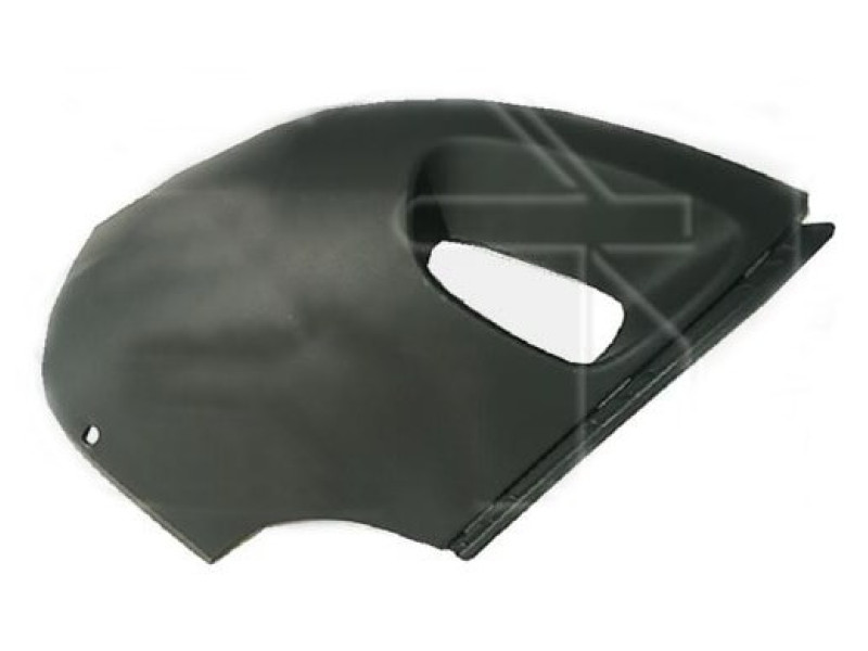 Кутовий елемент бампера передній правий з отвором Volvo XC90 2008-2014 Тайвань, чорна текстура