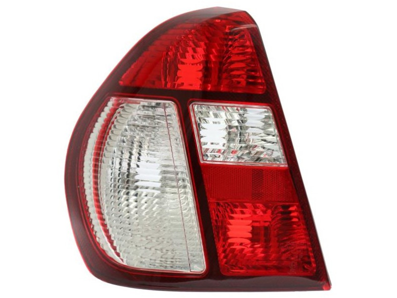 Ліхтар задній лівий Renault Clio / Symbol 1 01-05 (TYC) червоно-білий 8200403981