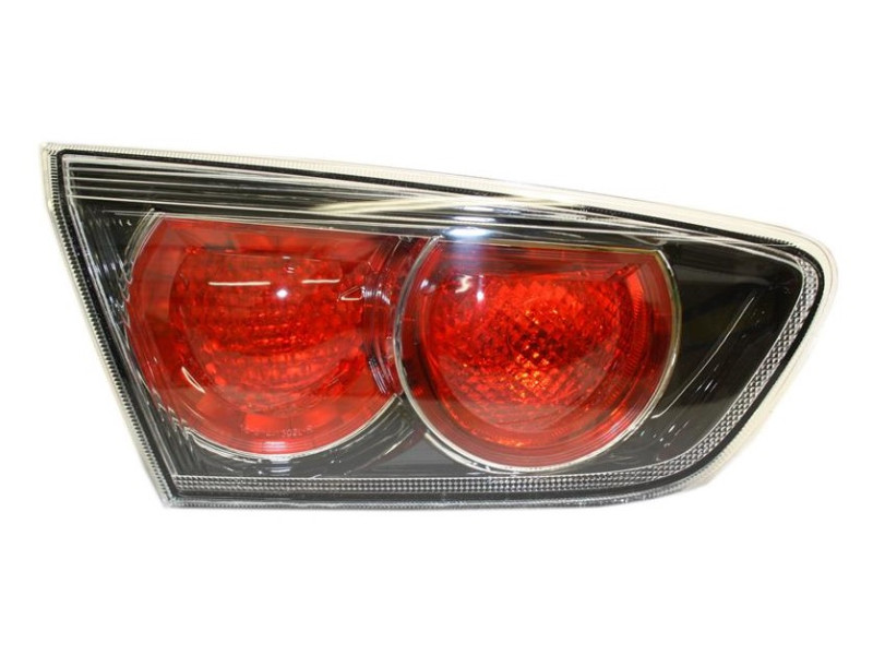 Ліхтар задній лівий внутрішній Mitsubishi Lancer X 07-15 (Depo) червоно-чорний 8337A083