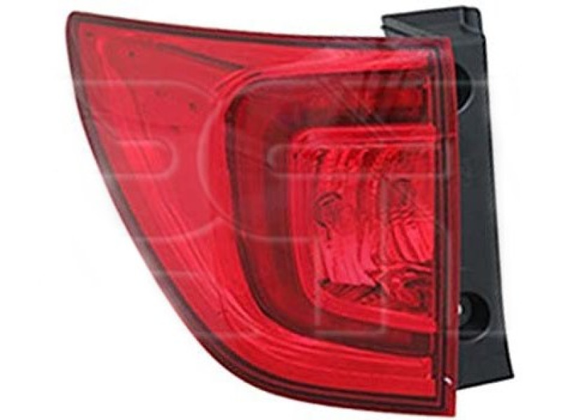 Ліхтар задній лівий зовнішній Honda Pilot 15-18 (Depo) 