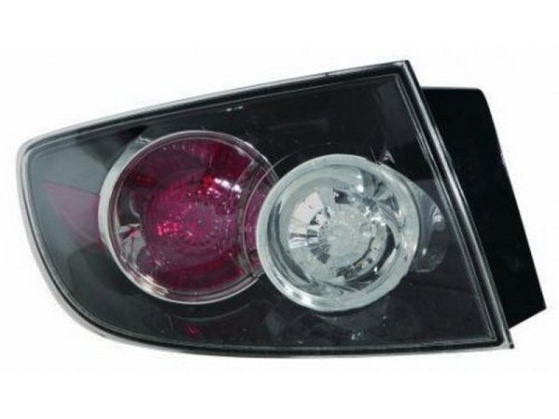 Ліхтар задній лівий зовнішній Mazda 3 BK седан 04-09 (TYC) прозорий BR5H51180C