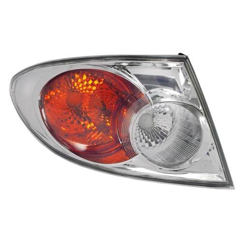 Ліхтар задній лівий зовнішній Mazda 6 2002-2006 хетчбек/седан TYC хром QJ6A51160E