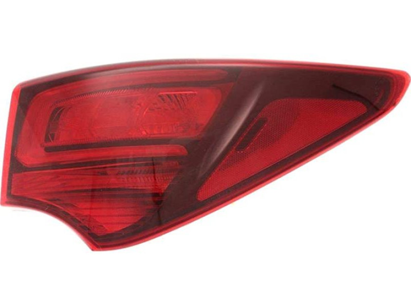 Ліхтар задній правий зовнішній Hyundai Santa Fe 3 16-18 (Depo) під лампи, без LED 924024Z500