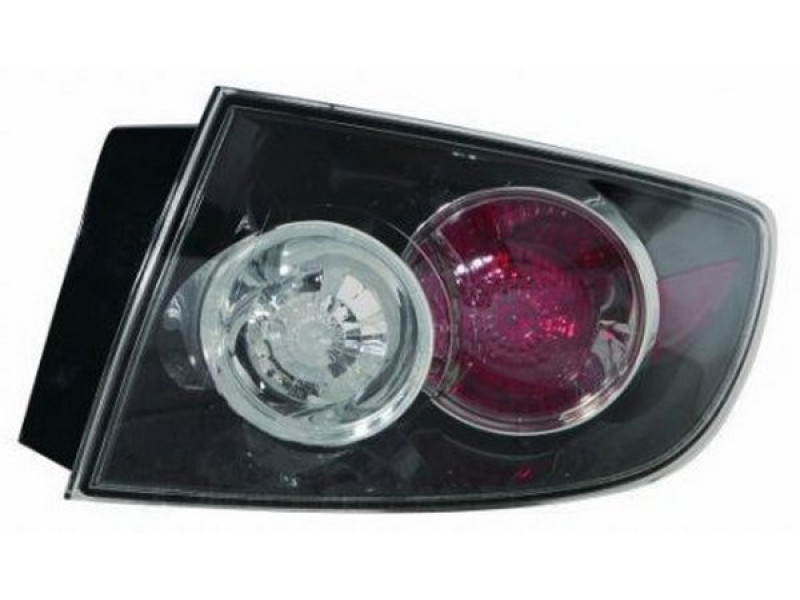Ліхтар задній правий зовнішній Mazda 3 BK седан 04-09 (Depo) прозорий BR5H51170C