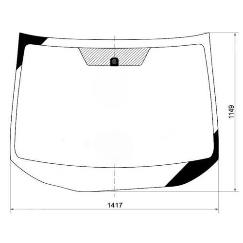Лобове скло Honda Civic 12 - SDN XYG