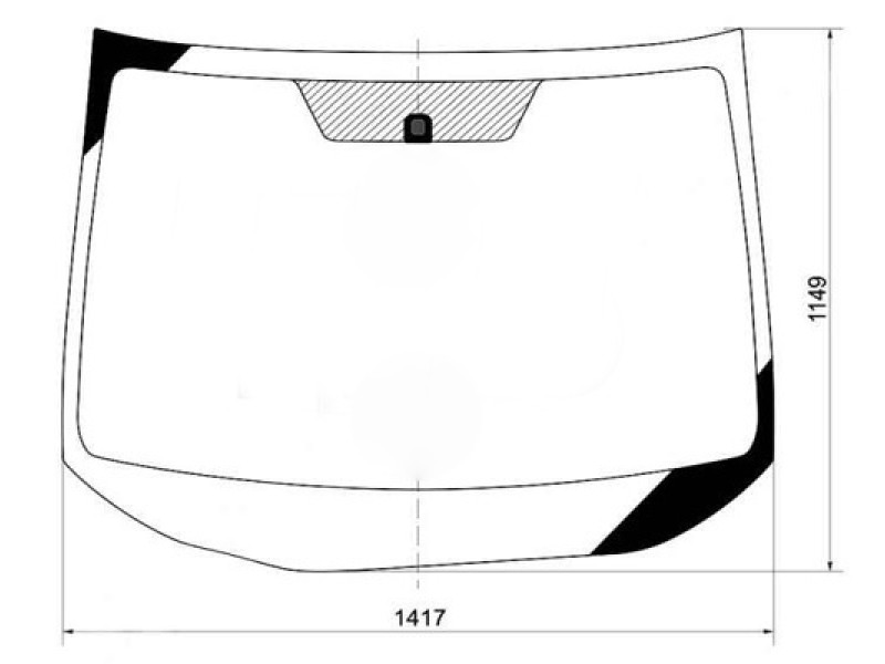 Лобове скло Honda Civic 12 - SDN XYG