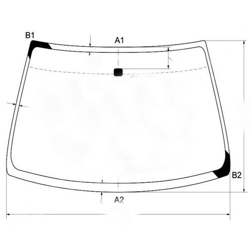 Лобове скло Honda Civic EK 1995-2001 2D COUPE / 3D HB (XYG)