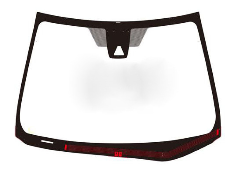 Лобове скло Toyota Corolla E17 USA 18-19 седан (XYG) обігрів, змін. камера, акустичне