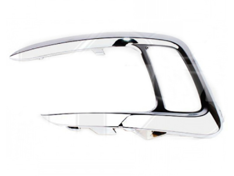 Молдигш решітки переднього бампера лівий Chery Tiggo 2 16- (Тайвань) сірий металік