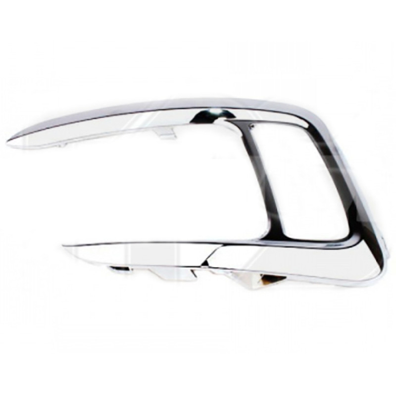 Молдигш решітки переднього бампера лівий Chery Tiggo 2 16- (Тайвань) сірий металік