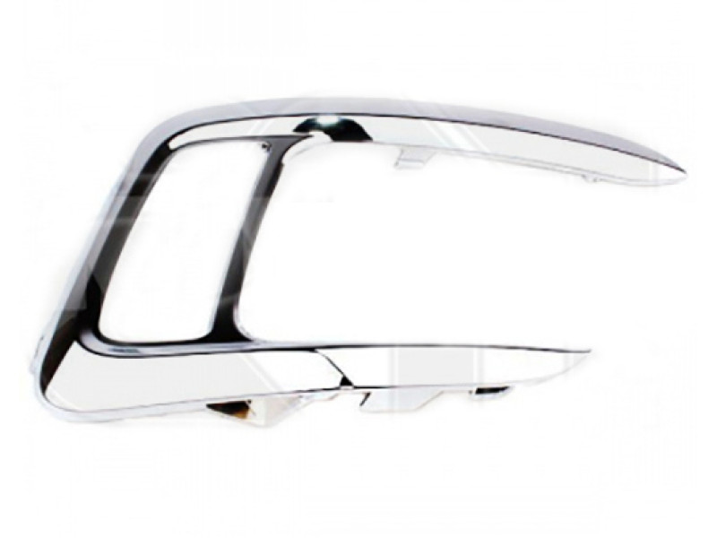 Молдигш решітки переднього бампера правий Chery Tiggo 2 16- (Тайвань) сірий металік