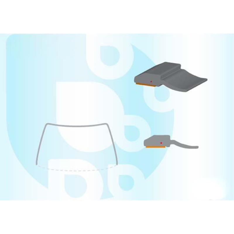 Молдинг лобового скла Kia Carens 12-19 (Icor) 4443ASMM