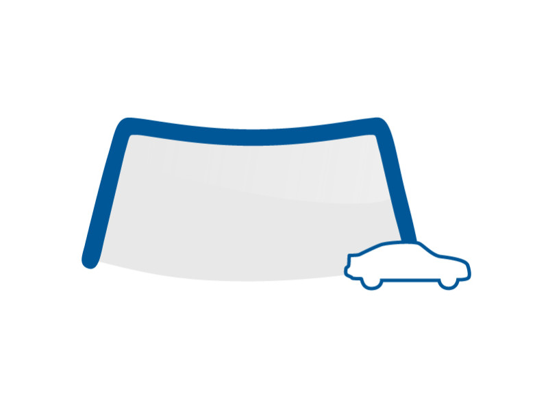 Молдинг лобового скла Mitsubishi Outlander 3 12-20 (Icor) П-подібний