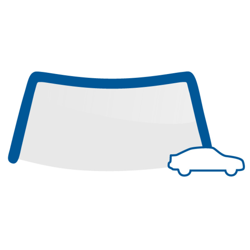 Молдинг лобового скла Mitsubishi Outlander 3 12-20 (Icor) П-подібний