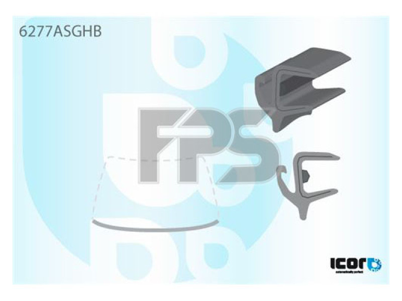 Молдинг лобового скла нижній Opel Vectra B 95-02 (Icor)