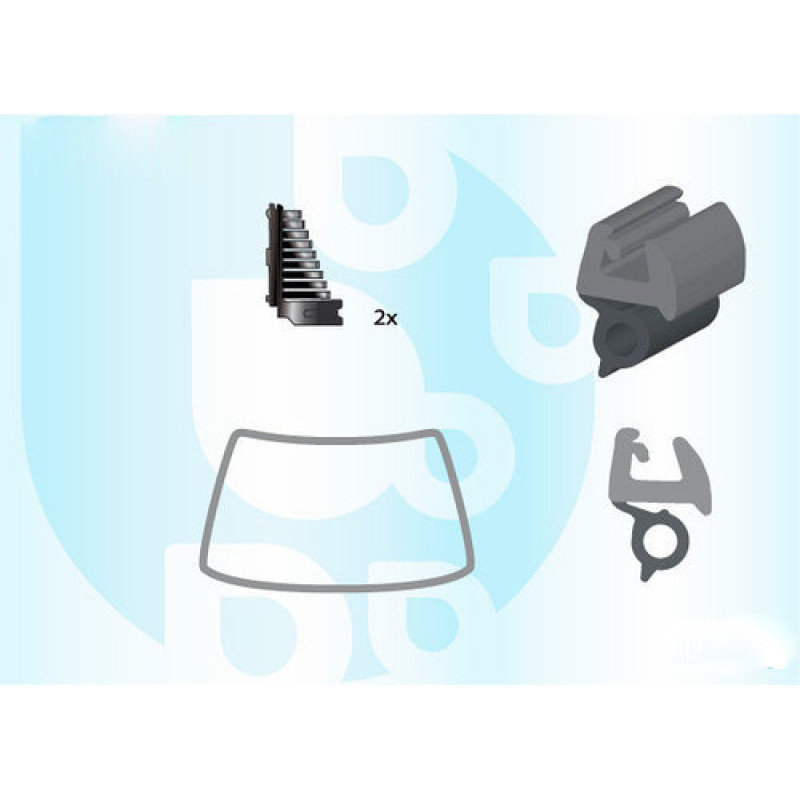 Молдинг лобового скла Renault Scenic 95-02, Peugeot 605 89-99 (Icor) 7245AKMV