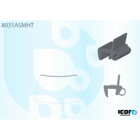 Молдинг лобового скла Suzuki Swift 05-10 (Icor) 8031ASMHT