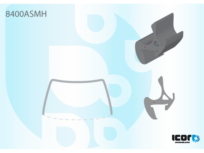 Молдинг лобового скла Toyota Yaris III XP130/XP150 2011-2020 8400ASMH