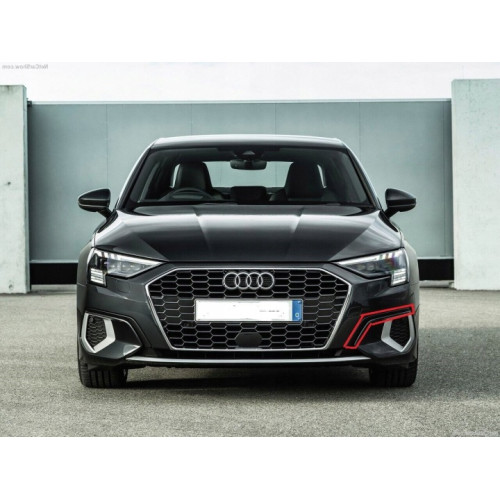 Молдинг переднього бампера лівий Audi A3 8Y 2020- FPS 8Y0807533 9B9