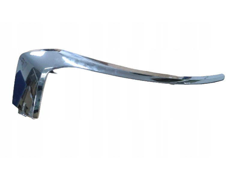 Молдинг переднього бампера лівий верхній хром Mitsubishi L200 2018-2023 Тайвань 6407A335