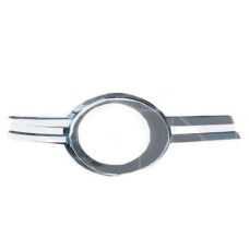 Молдинг решітки переднього бампера правий Mercedes C-class W204 07-11 (Тайвань) хром