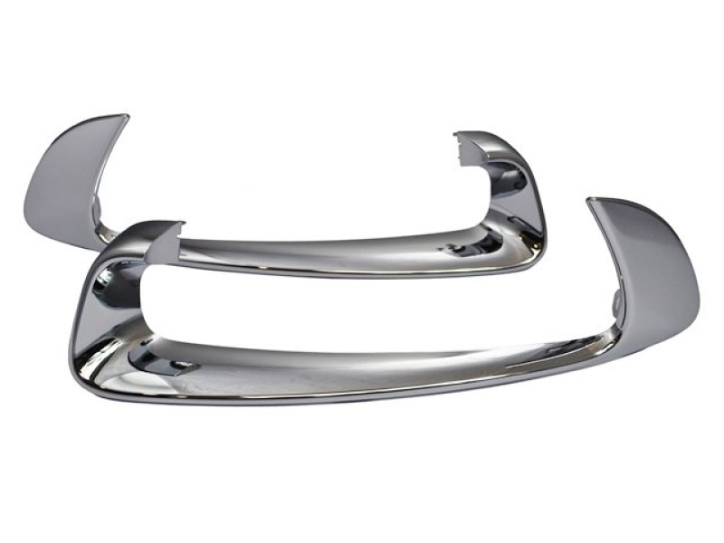 Молдинг решітки в бампері хром лівий правий Renault Scenic 12-14 (окрім Grand Scenic) (FPS)