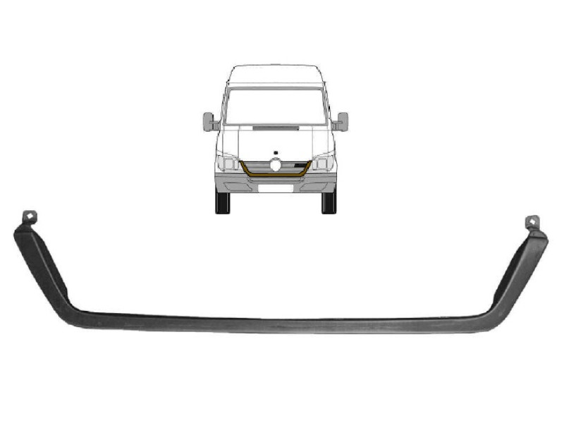 Молдинг решіткою радіатора середній Mercedes Sprinter W903 00-06 (Тайвань)