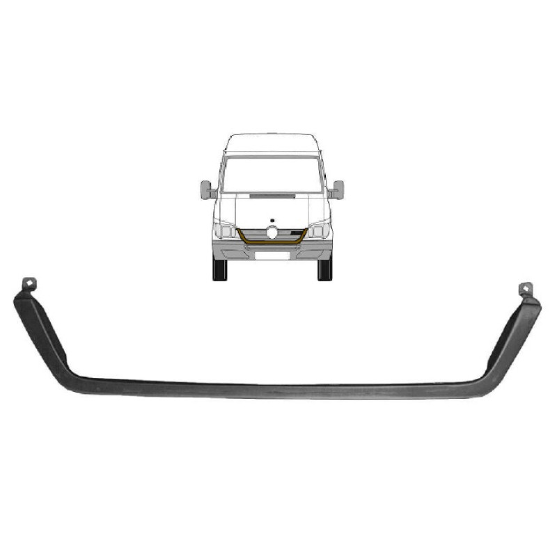 Молдинг решіткою радіатора середній Mercedes Sprinter W903 00-06 (Тайвань)