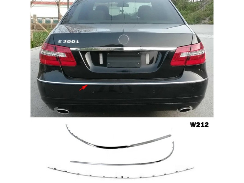 Молдинг заднього бампера правий Mercedes E Class W212 09-12 (Bapmic) A2128852221