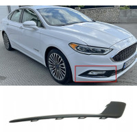 Накладка бампера чорна права Ford Fusion, Mondeo 5 17-19 молдинг (Тайвань) HS7Z15266BPTM