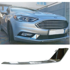 Накладка бампера хром права Ford Fusion, Mondeo 5 17-19 молдинг (Китай) HS7Z15266AA