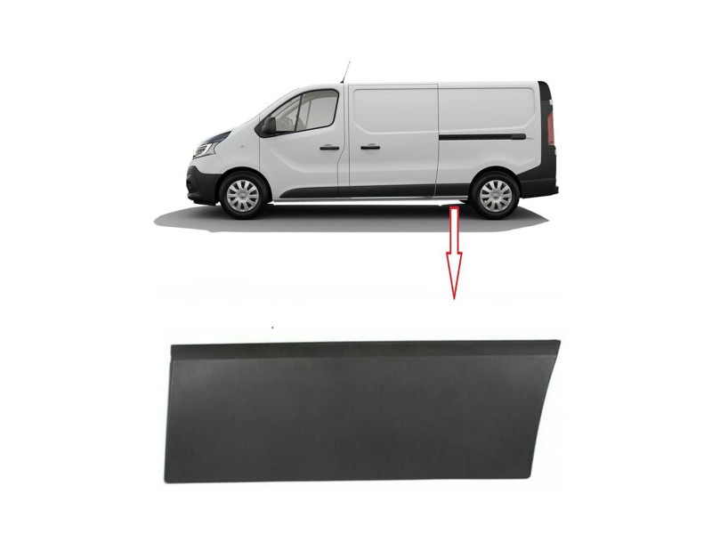 Накладка перед заднім колесом ліва Renault Trafic III 2014-2021, Opel Vivaro B 2014-2019 FPS 5642125