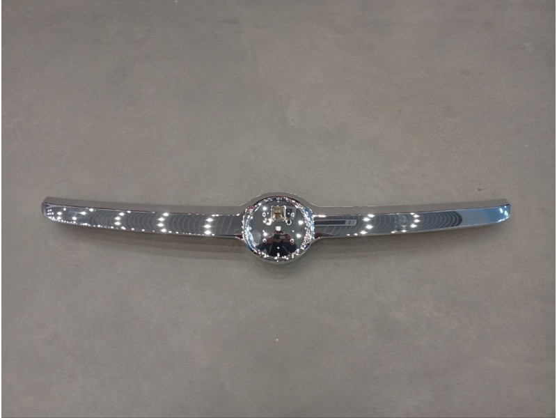 Накладка переднього бампера Fiat 500L 13-17 хром молдинг (Polcar) 735559060