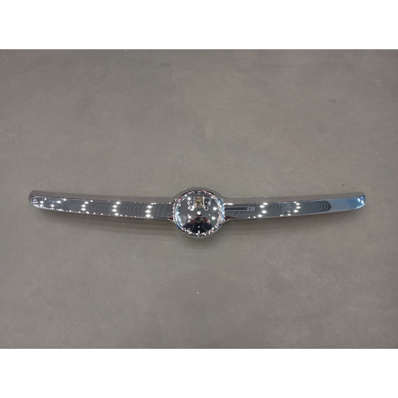 Накладка переднього бампера Fiat 500L 13-17 хром молдинг (Polcar) 735559060