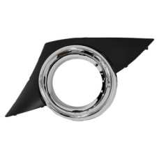 Накладка переднього бампера ліва Peugeot 207 06-09 Sport (Тайвань) хром окуляр 7452HW