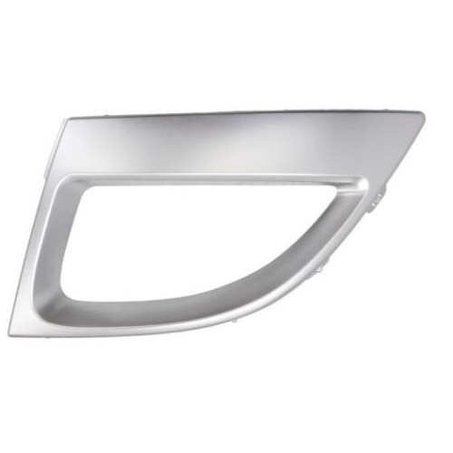Накладка переднього бампера ліва Renault Scenic 2009-2012 (Тайвань) сірий металік 623835888R