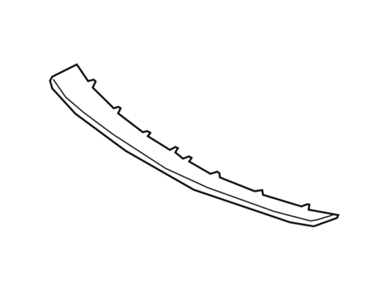 Накладка переднього бампера нижня Kia Sorento 2018- (Тайвань) 86565C6510