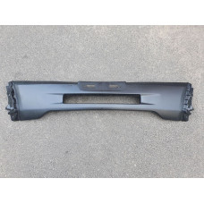 Накладка переднього бампера середня нижня Mitsubishi Outlander 3 2015-2018 Китай чорна, матова